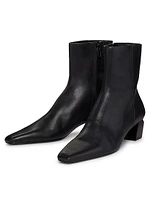 Toni 45MM Leather Ankle Boots