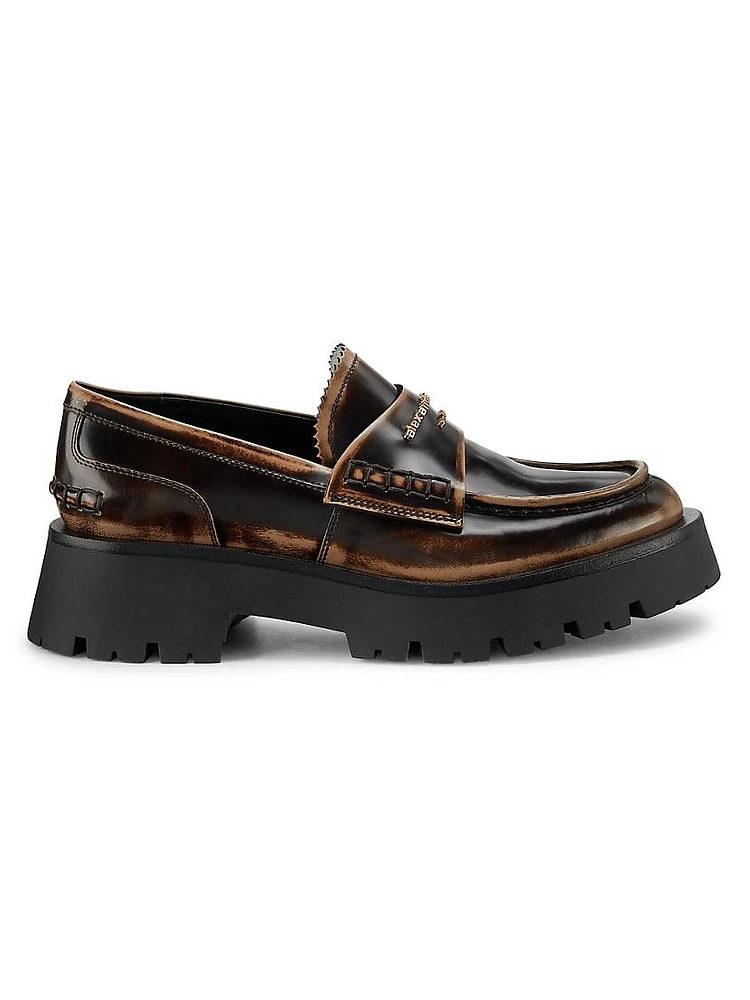 Carter Lug-Sole Leather Loafers