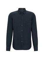 Regular-Fit Shirt Linen