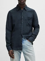 Regular-Fit Shirt Linen