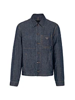 Chambray Blouson Jacket