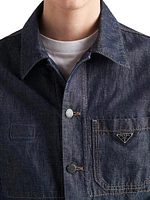 Chambray Blouson Jacket