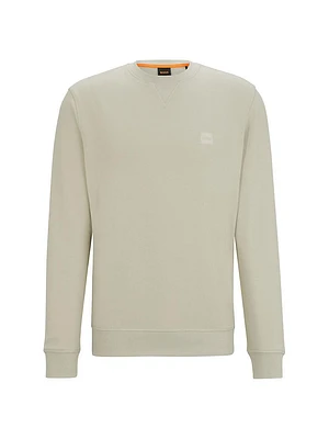 Cotton-Terry Relaxed-Fit Sweatshirt