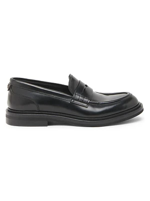 Logo-Detailed Leather Loafers