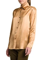 Fluid Charmeuse Silk Shirt