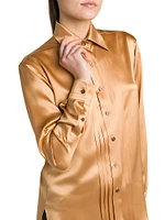 Fluid Charmeuse Silk Shirt