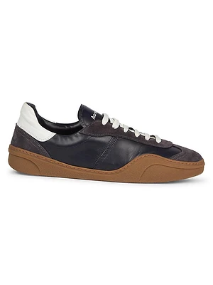 Bars M Leather Low-Top Sneakers