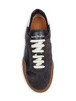 Bars M Leather Low-Top Sneakers