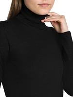 Cashmere-Silk Turtleneck Sweater