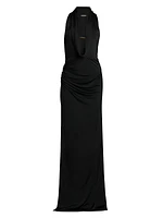 Draped Jersey Gown