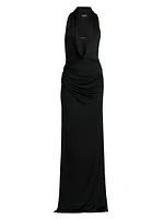 Draped Jersey Gown