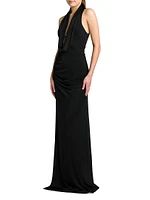 Draped Jersey Gown