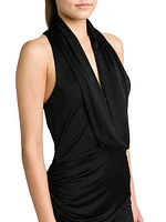 Draped Jersey Gown