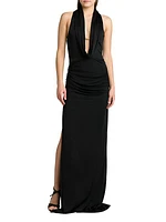 Draped Jersey Gown