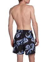 Baroque Drawstring Swim Shorts