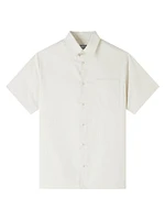 Cotton Button-Front Shirt