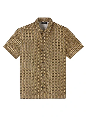 Leandre Kaleidoscope Button-Front Shirt