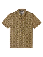 Leandre Kaleidoscope Button-Front Shirt