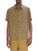 Leandre Kaleidoscope Button-Front Shirt