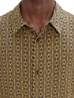 Leandre Kaleidoscope Button-Front Shirt