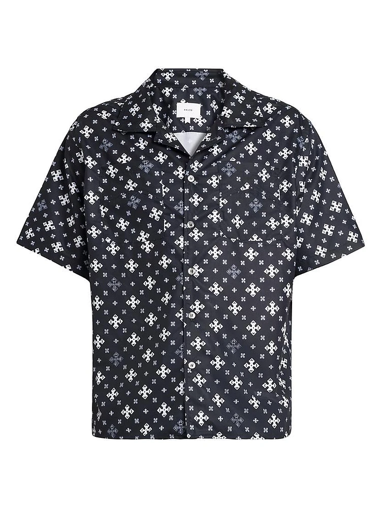 Cross Bandana Short-Sleeve Shirt