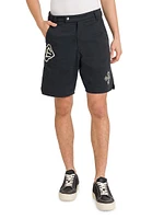 Cross Logo Twill Shorts