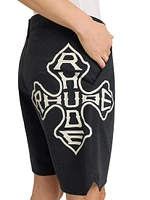 Cross Logo Twill Shorts