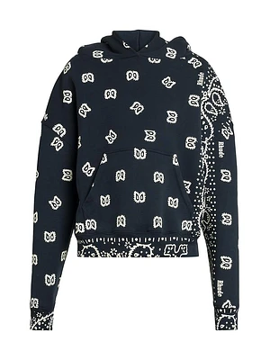 Bandana Print Hoodie