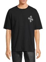 Cross Logo Cotton T-Shirt