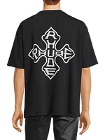 Cross Logo Cotton T-Shirt