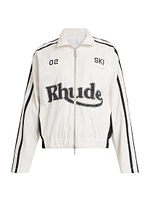 Ski Cotton-Blend Logo Track Jacket