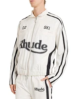 Ski Cotton-Blend Logo Track Jacket