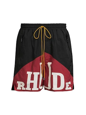 Yachting Logo Cotton-Blend Shorts