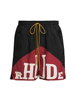 Yachting Logo Cotton-Blend Shorts