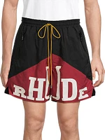 Yachting Logo Cotton-Blend Shorts