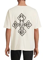 Logo Cross Cotton T-Shirt