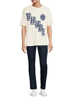 Collegiate Crest Logo Cotton T-Shirt