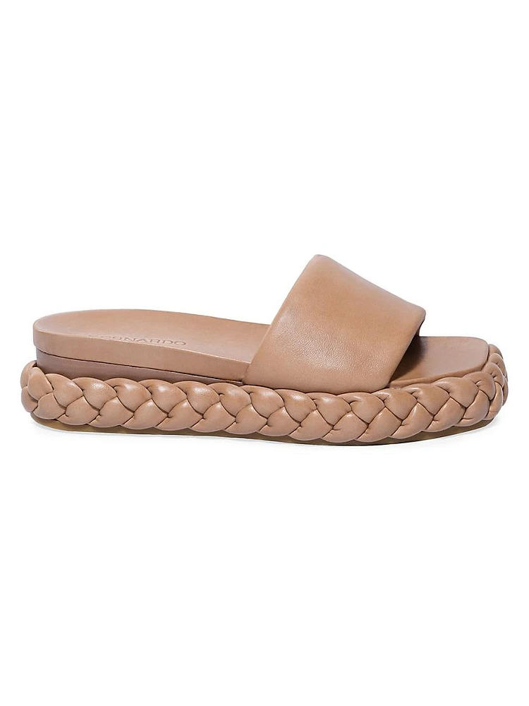 Charleston Leather Braided Sandals