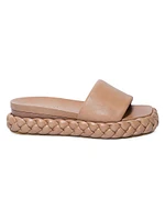 Charleston Leather Braided Sandals