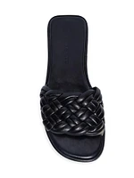 Troy Leather Woven Sandals