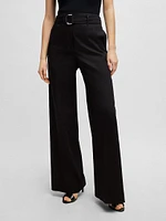 Relaxed-Fit Trousers a Linen Blend