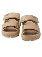 Padded Nappa Leather Sandals