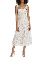 Guipure Lace A-Line Dress