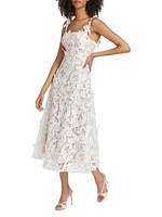 Guipure Lace A-Line Dress