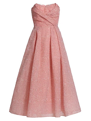 Strapless Cloqué Dress