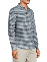 Summit Plaid Linen & Cotton-Blend Shirt