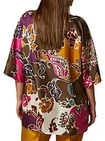 Plus Ragusa Silk Twill Tunic