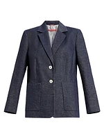 Agenzia Cotton-Blend Blazer