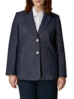 Agenzia Cotton-Blend Blazer