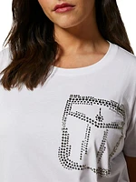 Plus Caccia Rhinestone T-Shirt